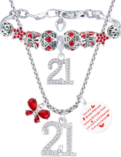 21st Birthday,21st Birthday Gifts,21 Birthday Gifts for Her,21st Birthday Bracelet,21st