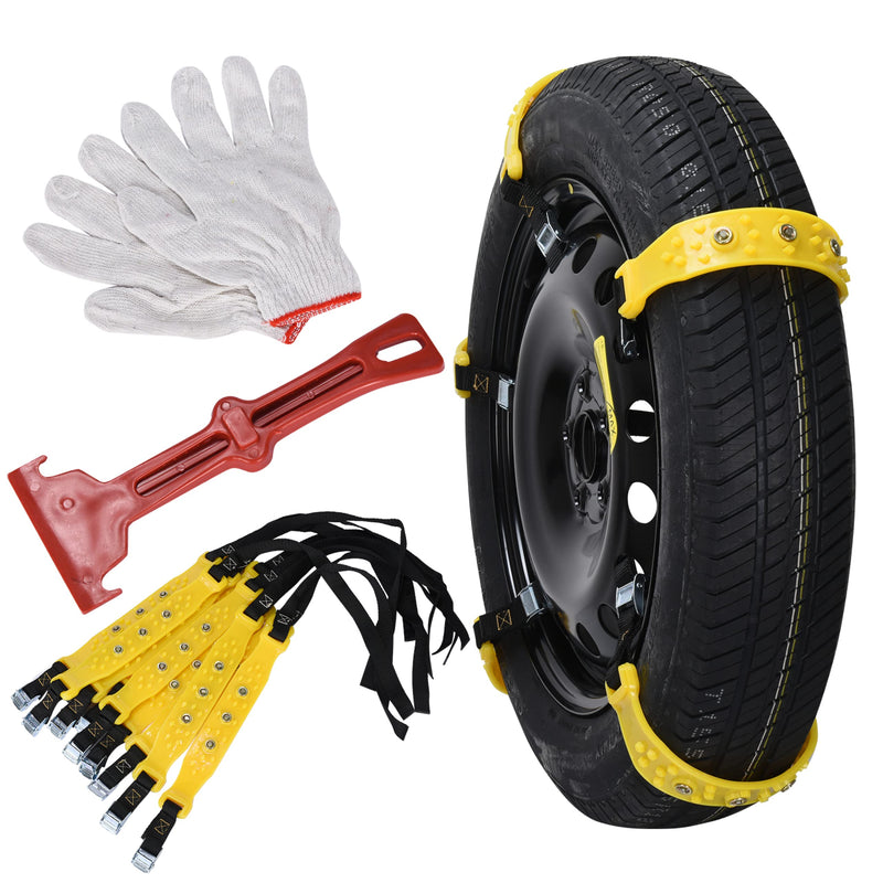 Snow Chains For Suvs - Anti Slip Snow Tire Chains For Safety - Reusable Snow