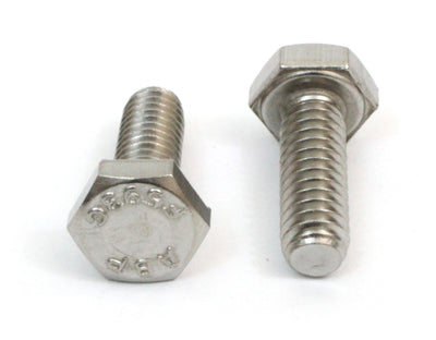 1/4"-20 x 1" (100pcs) Stainless Steel Hex Bolts 18-8 (304) S/S, Choose Size & Qty -