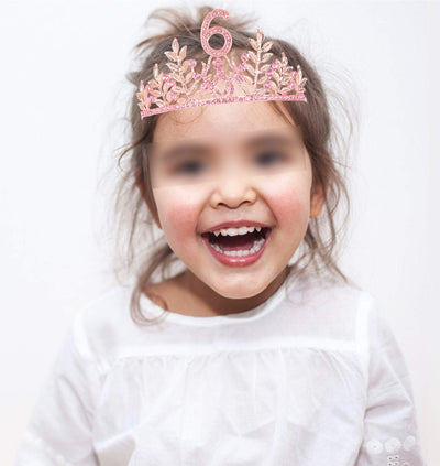 6th Birthday Gifts for Girls, 6th Birthday Tiara and Sash, 6th Fabulous Sash and Crystal