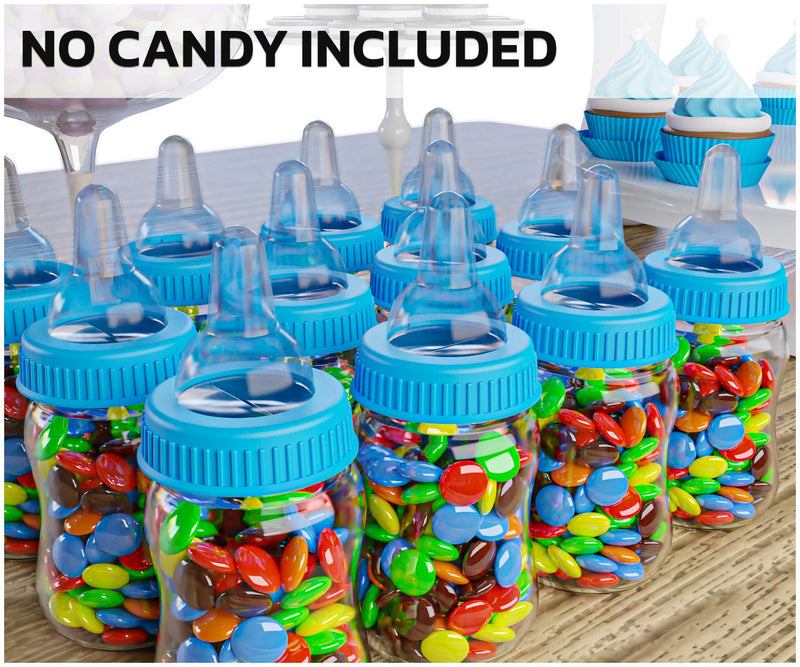 12pcs Fillable Candy Bottle for Baby Shower | Feeder Style Mini Bottle | Candy Gift Box