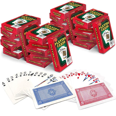 Kicko Playing Cards - 24 Pack - 2.25 x 3.5 Inches - for Kids, Party Favors, Stocking