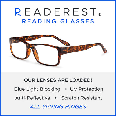 Blue-Light-Blocking-Reading-Glasses-Tortoise-0-00-Magnification-Computer-Glasses