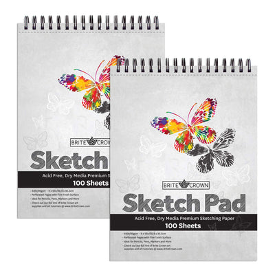 Sketch Pad  9x12 Sketchbook For Teens, 64lb (95gsm) Art Drawing Paper