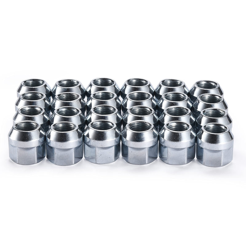 Open Ended Lug Nuts - Chrome Locking Car Lug Nuts Set - Wheel Lug Nuts