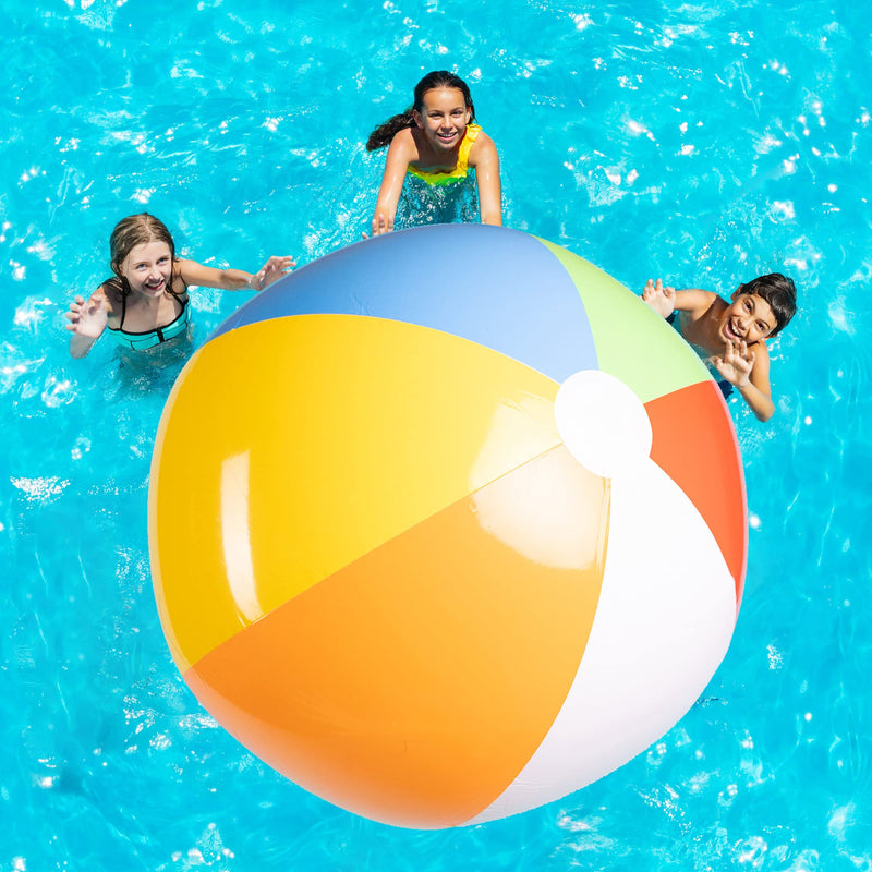 Giant 6 Foot Inflatable Beach Ball, Pool Ball, Beach Summer Parties, and Gifts | 1 Giant