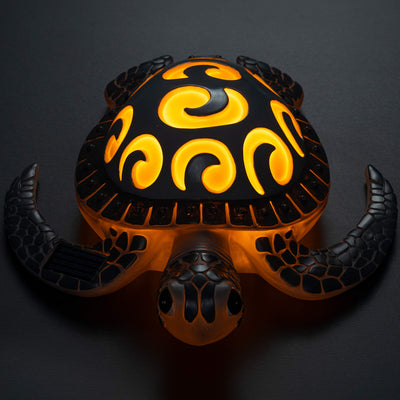 Vp Home Tribal Sea Turtle Solar Powered Led Outdoor Decor Garden Light