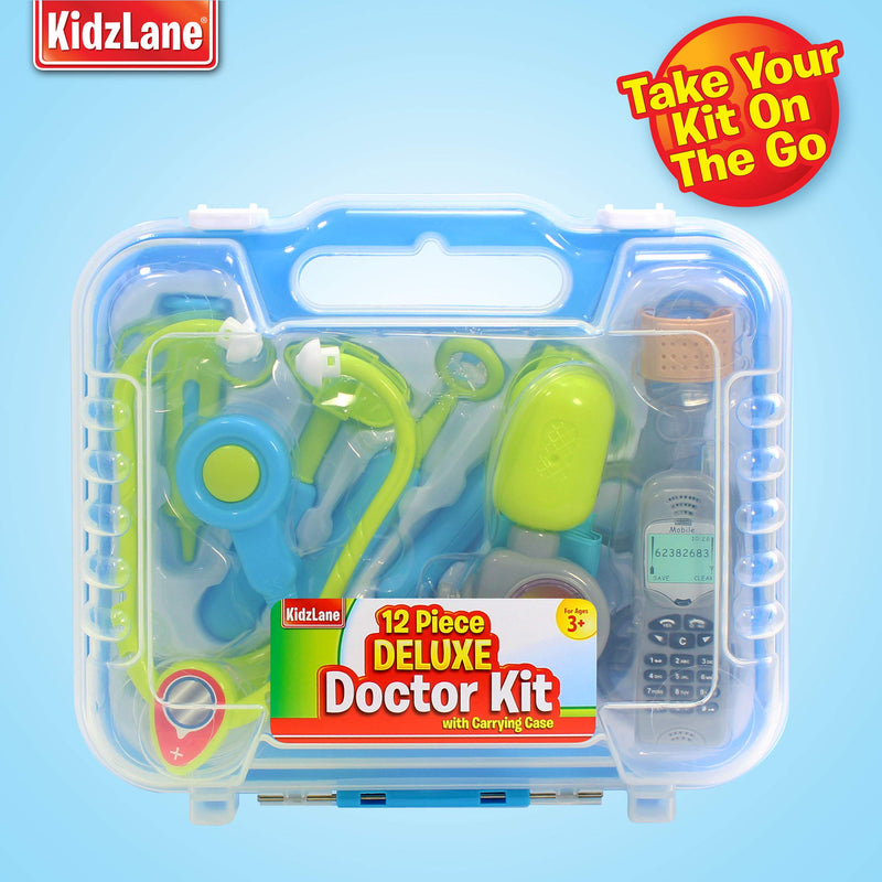 Kidzlane Doctor Kit for Kids | Kids Doctor Playset with Electronic Stethoscope | Toy