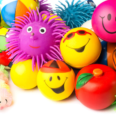 Stress Balls Puffer Stress Relief Toys Value Assortment Bulk 1 Dozen Stress Relax Toy