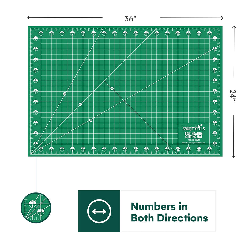 Self Healing Cutting Mat (24X 36)- Professional Double Sided And Durable Rotary