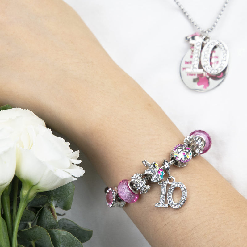 10 Birthday, 10th Birthday Gifts for Girls, 10th Birthday Bracelet, 10th Birthday