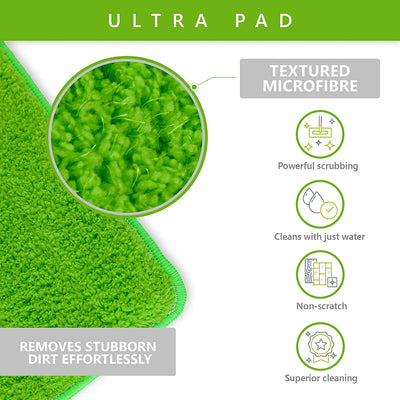 Microfibre Mop Pad Ultra For Stubborn Dirt, Stains And Deep Cleaning, Use