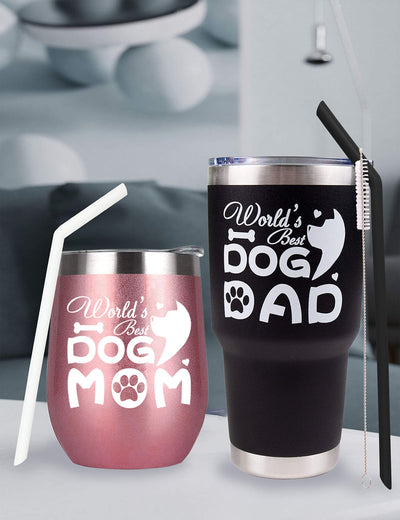 Dog Mom Gifts for Women, Dog Dad Gifts for Men, Dog Mom Dog Dad Mug, Dog Mom and Dad Cup