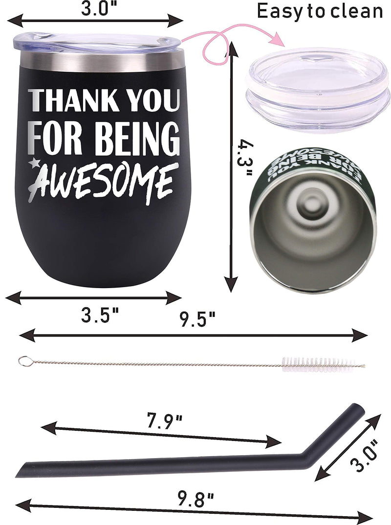 Thank You Gift,Thank You Gift for Women,Thank You for Being Awesome Tumbler,Awesome Mugs