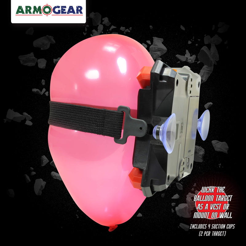 ArmoGear Laser Tag Shooting Game | 2 Pack Kids Laser Tag Balloon Battle | Indoor