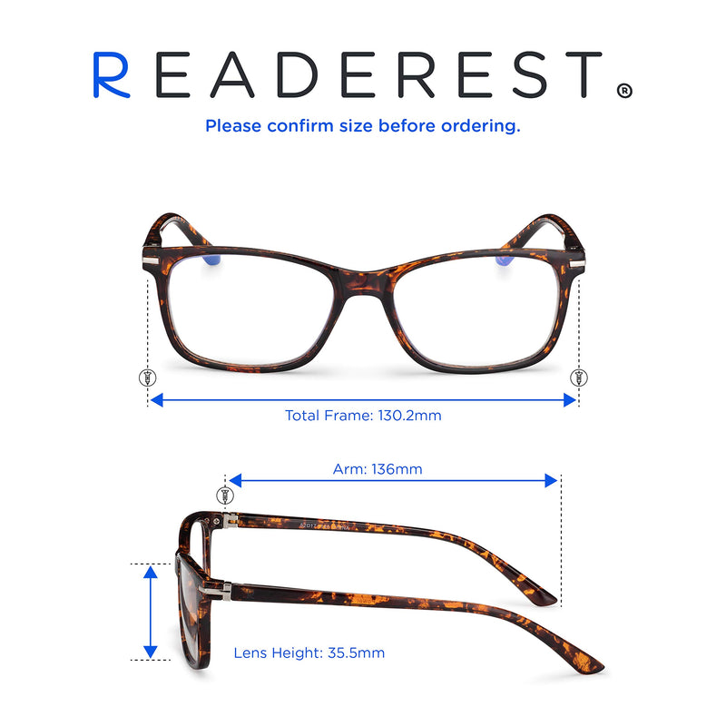 Blue-Light-Blocking-Reading-Glasses-Tortoise-0-75-Magnification-Computer-Glasses