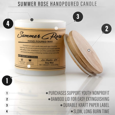 Prosumer's Choice Summer Rose Hand Poured Small Batch Soy Wax