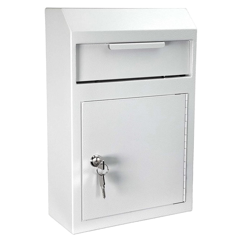 Key Drop Box Automotive Large Locking Drop Box Wall Mounted Mail Slot Drop Boxes