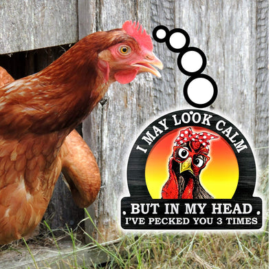 Bigtime Signs Chicken Coop Decor Sign - Hang on Your Chicken Run, Farm House or Kitchen