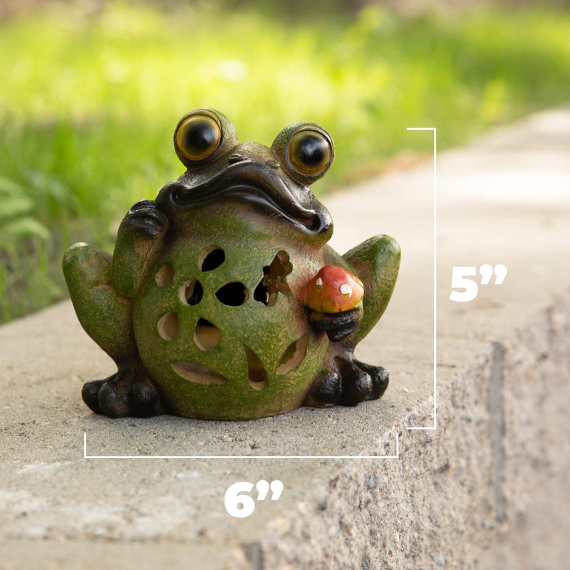 Frog Solar Powered LED Outdoor Garden