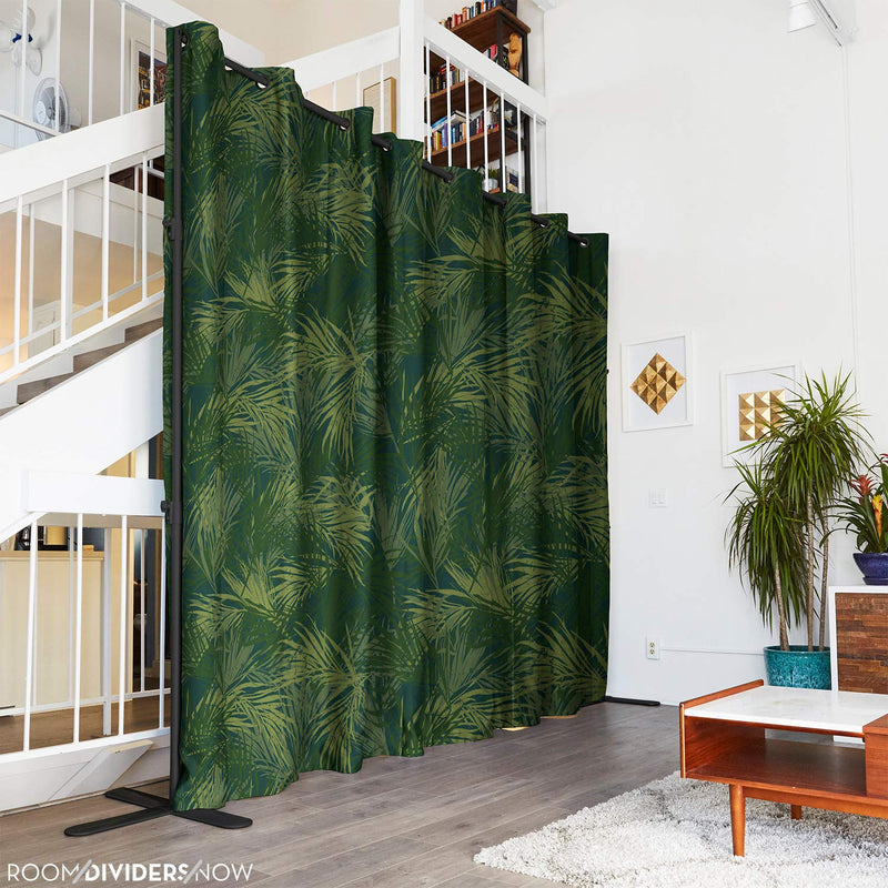 Room Divider Curtain, 8ft Tall X 15ft Wide (Jungle)  Premium