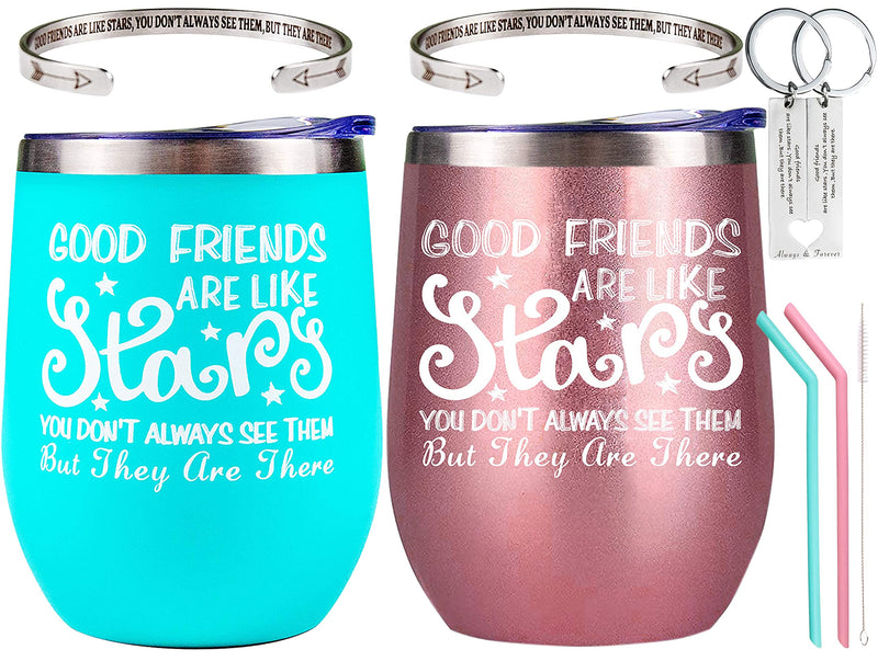 Good Friend Gifts for Women,Good Friends are Like Stars,Best Friends Gifts for Women,Good