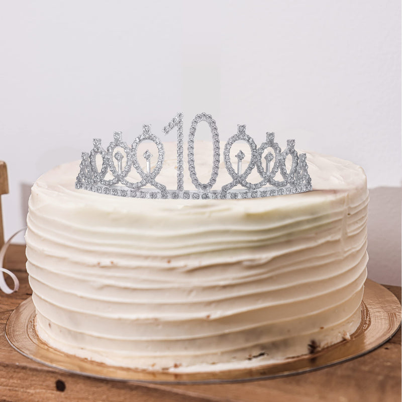 10th Birthday Gifts for Girl, 10th Birthday Tiara and Sash, 10th Birthday Decorations