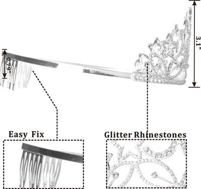 39th Birthday Tiara and Sash silver , 39th Birthday Gifts for lady, HAPPY 39th Birthday