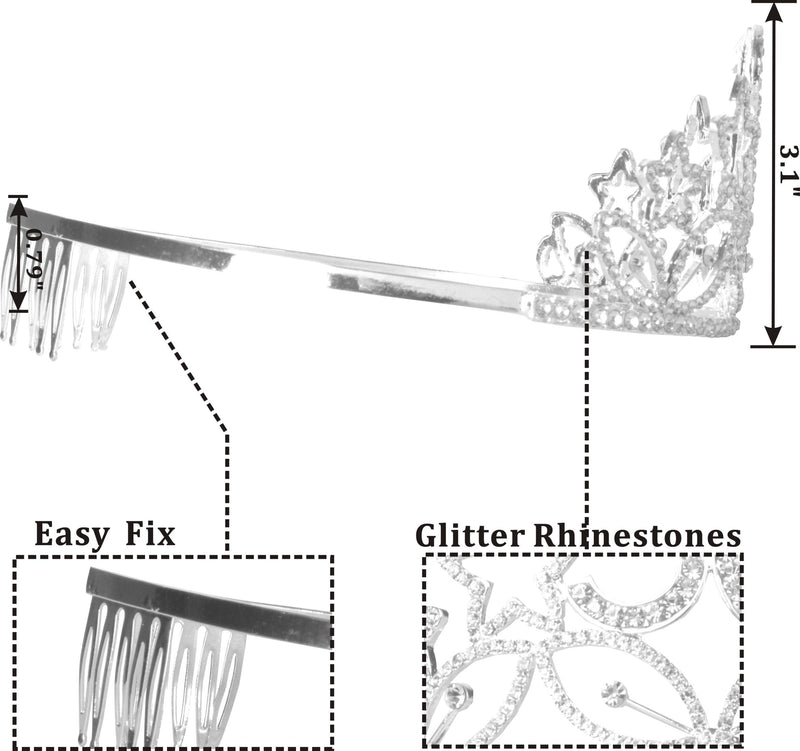 39th Birthday Tiara and Sash silver , 39th Birthday Gifts for lady, HAPPY 39th Birthday