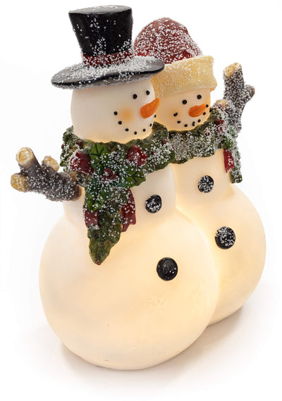 Vp Home Gift-Giving Snowman Couple Led Christmas Light