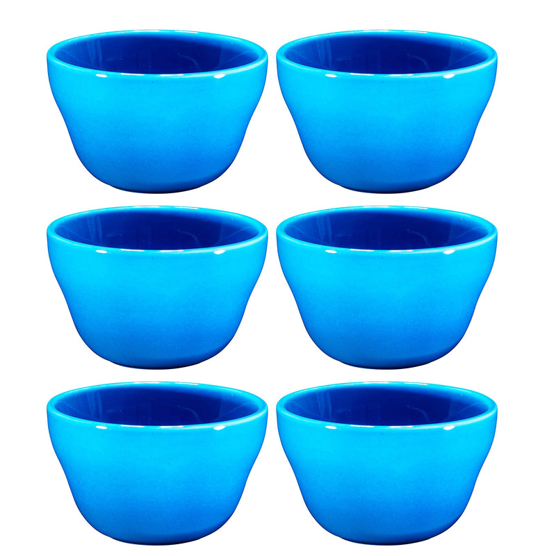 Ceramic Dessert Bowls Set  8 Oz Durable Ceramic Bowls set of 6 Elegant Colorful Gradient