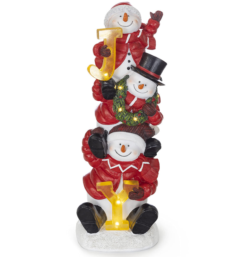 VP Home Tis The Season Snowman Christmas Trio LED Holiday