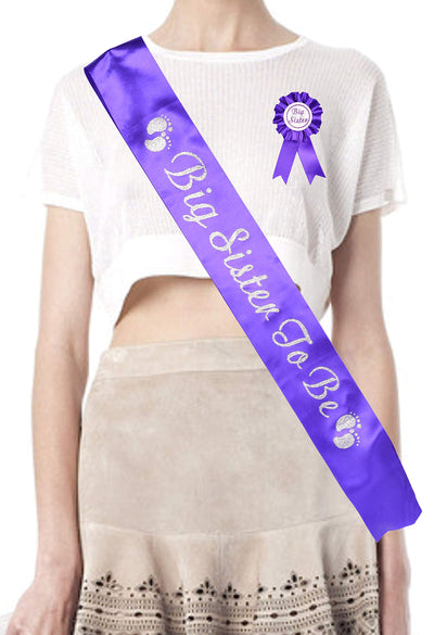 I am going to be Big Sister, Big Sister Crown, Sash and Pin, Daughter Get Promoted To Big