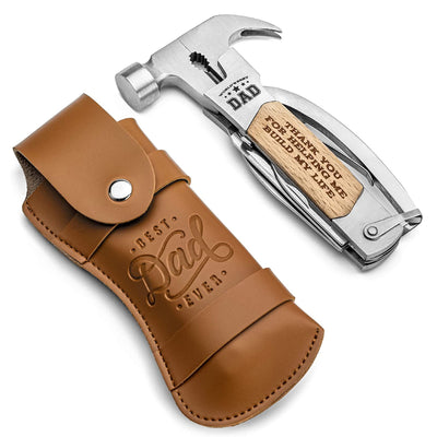 Multitool Hammer Gift for Dads from Daughter or Son - Fathers Day Hammer Multitool Novelty