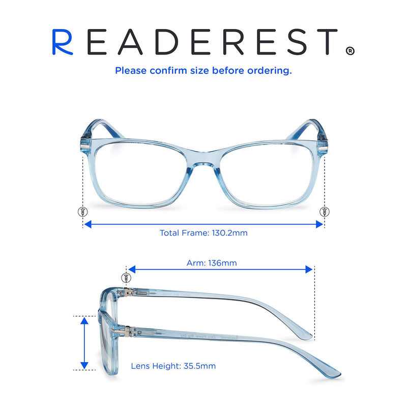 Blue-Light-Blocking-Reading-Glasses-Light-Blue-2-75-Magnification-Computer-Glasses