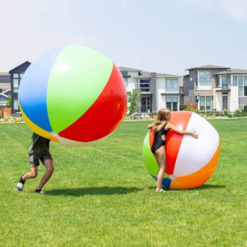 Giant 6 Foot Inflatable Beach Ball, Pool Ball, Beach Summer Parties, and Gifts | 1 Giant