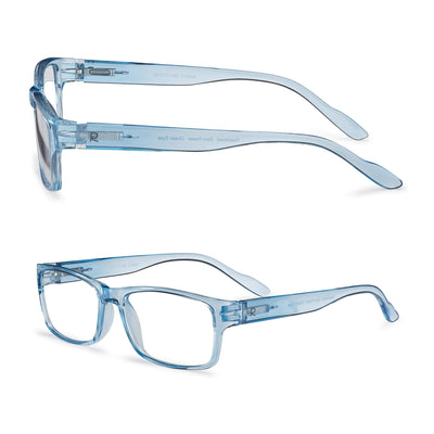 Blue-Light-Blocking-Reading-Glasses-Light-Blue-0-25-Magnification Anti Glare