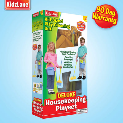 Kidzlane Kids Cleaning Set for Toddlers | Kids Play Broom, Mop and Cleaning Toys Set | Toy