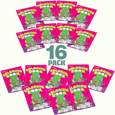 Kicko Coloring Books with Various Animals- 16 Pack - 7 x 5 inch - for Kids, Party Favors