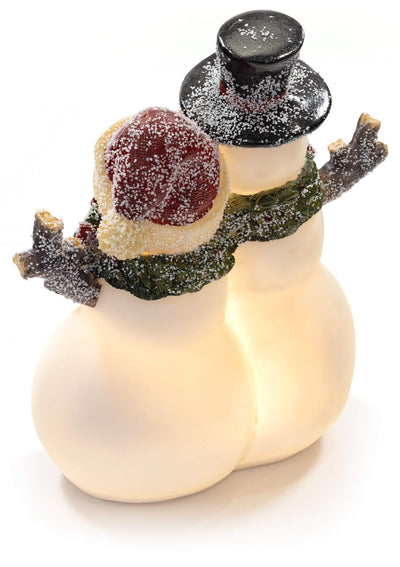 Vp Home Gift-Giving Snowman Couple Led Christmas Light