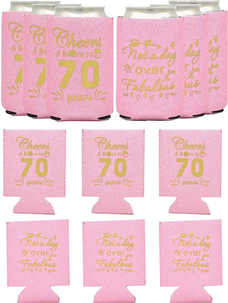 70th Birthday Gifts for Women, 70th Birthday Gifts, 70th Birthday Can Coolers, 70th