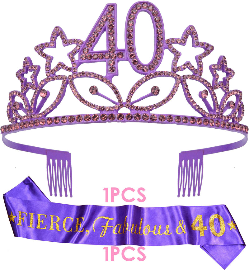 40th Birthday, 40th Birthday Gifts Women, 40th Birthday Crown, 40th Birthday Tiara, 40th