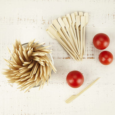 Bamboo Skewers For Appetizers: 150 Bamboo Sticks And Cocktail Skewers Sticks