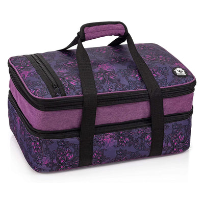 VP Home Double Casserole Insulated Travel Carry Bag (Henna Tattoo