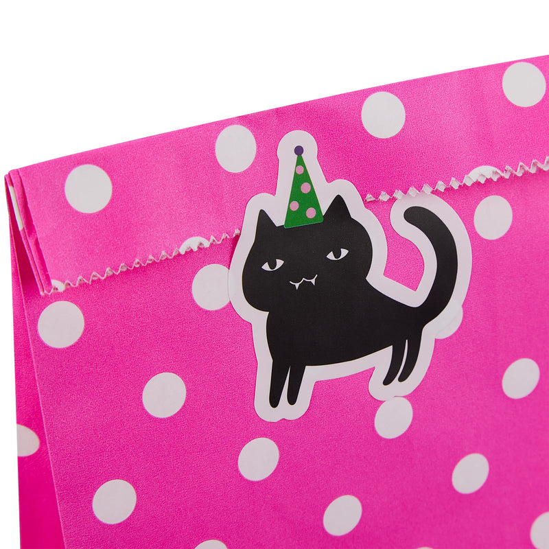 Party Favor Bags: 20 Candy Bags For Birthday Party With Stickers  Small Gift