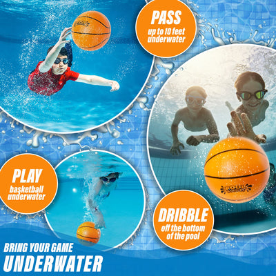 Botabee 9 Underwater Basketball Pool Ball | Unique, Pool Basketball Water Ball for Under