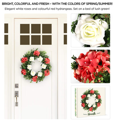 Door Wreaths for Front Door Outside Front Door Wreaths Summer Wreaths Weatherproof Bright