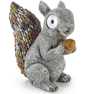 VP Home Nutty Squirrel Solar Powered LED Outdoor Decor Garden