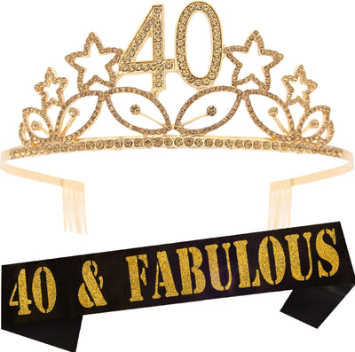 40th Birthday, 40th Birthday Gifts Women, 40th Birthday Crown, 40th Birthday Tiara, 40th