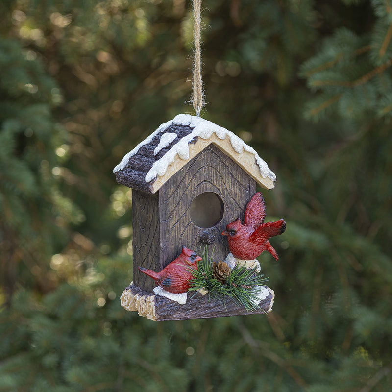 VP Home Winter Cardinals Decorative Hand-Painted